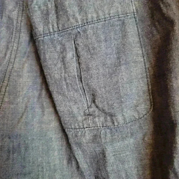 Penmans 100%cotton light weight Blue Denim  Capri Shorts size 18 - Picture 5 of 7